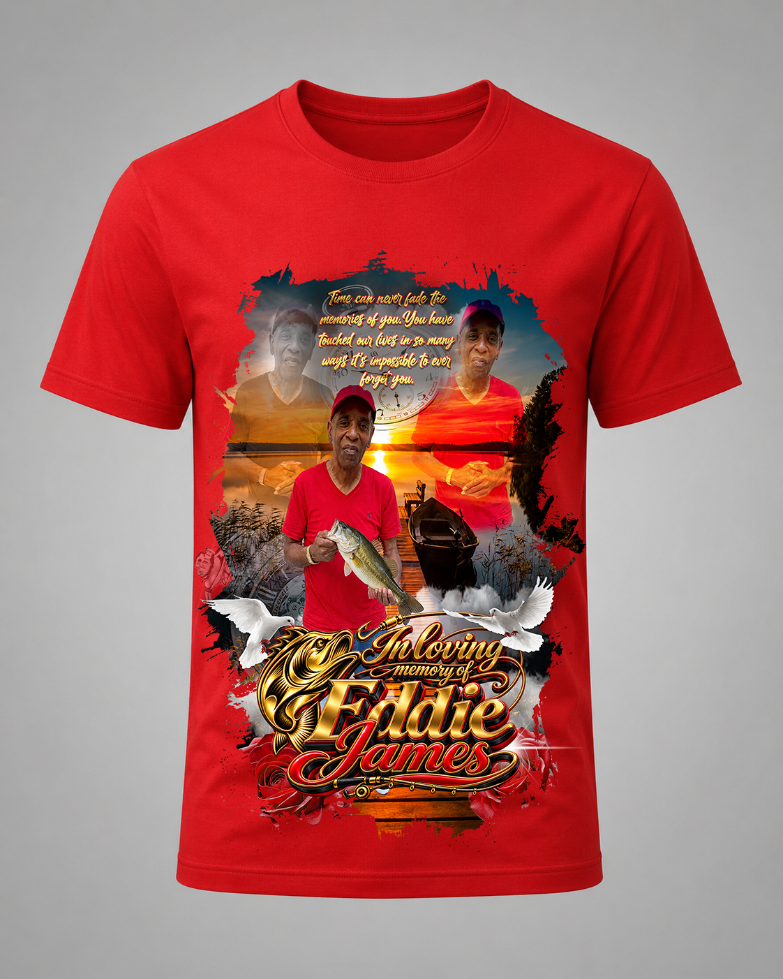 Eddie James memorial T-shirt