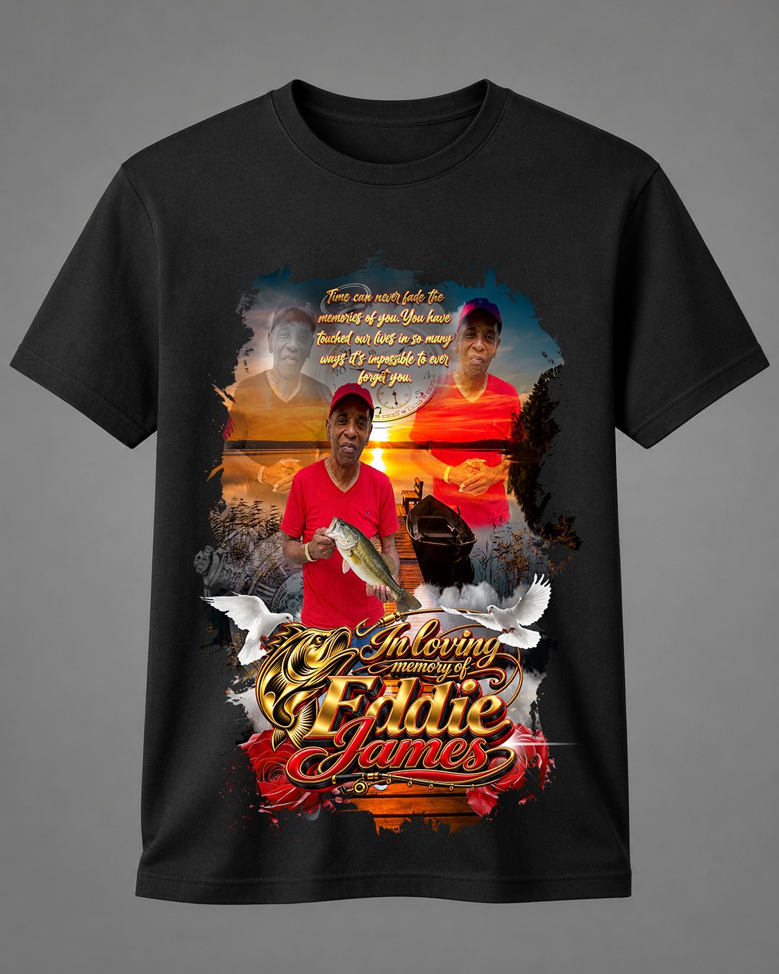 Eddie James memorial T-shirt