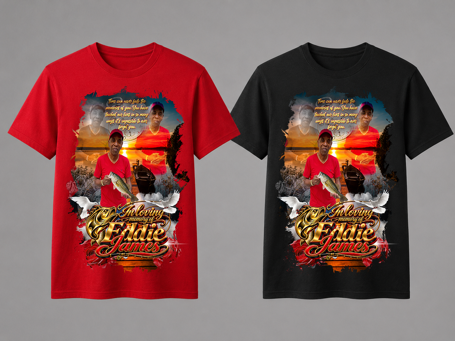 Eddie James memorial T-shirt